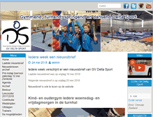 Tablet Screenshot of deltasportgym.nl